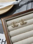 Chanel CC Logo Stud Earrings, Accented with Faux Pearls and Zirconia
