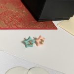Chanel Two-Tone Star Stud Earrings, Mismatched Colors - Image 4