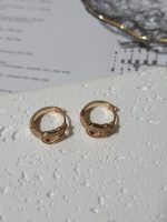 Fred New Horseshoe Buckle Enamel Hoop Earrings - Image 2