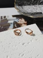 Fred New Horseshoe Buckle Enamel Hoop Earrings - Image 4