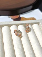 CHAUMET Torsade de Chaumet Collection Two-Tone Twisted Rope Diamond Hoop Earrings - Image 2
