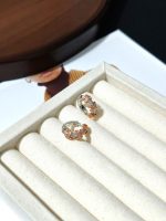 CHAUMET Torsade de Chaumet Collection Two-Tone Twisted Rope Diamond Hoop Earrings - Image 3