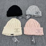 Chanel 26C New Knitted Beanie with Classic Double CC Logo - Image 2