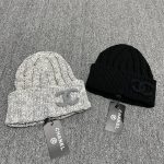Chanel 26C New Knitted Beanie with Classic Double CC Logo - Image 3