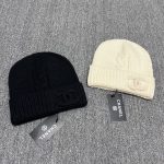 Chanel Minimalist Style Cable Knit Wool Beanie - Image 3
