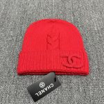 Chanel Minimalist Style Cable Knit Wool Beanie - Image 6