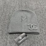 Chanel Minimalist Style Cable Knit Wool Beanie - Image 8