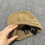 Chanel Minimalist Style Cable Knit Wool Beanie - Image 10