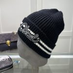 Chanel Colorblock Embroidered Logo Knit Beanie - Image 13