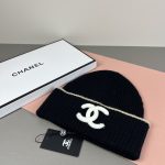 Chanel Colorblock CC Logo Wide Band Knit Beanie - Image 14