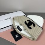 Chanel Colorblock CC Logo Wide Band Knit Beanie - Image 15