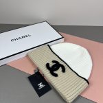 Chanel Colorblock CC Logo Wide Band Knit Beanie - Image 16