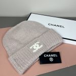 Chanel Pixelated CC Logo Ribbed Knit Beanie - Image 8