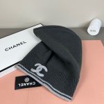 Chanel Knit Hooded Balaclava with CC Logo & Neck Warmer Detail - Image 12