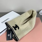 Chanel Knit Hooded Balaclava with CC Logo & Neck Warmer Detail - Image 14