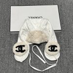 Chanel Faux Fur Trapper Hat with Warm Faux Fur Lining & CC Logo – Unisex - Image 5