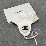 Chanel Faux Fur Trapper Hat with Warm Faux Fur Lining & CC Logo – Unisex - Image 6