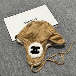 Chanel Faux Fur Trapper Hat with Warm Faux Fur Lining & CC Logo – Unisex - Image 8