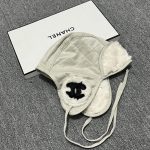 Chanel Faux Fur Trapper Hat with Warm Faux Fur Lining & CC Logo – Unisex - Image 15