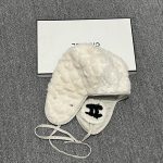 Chanel Faux Fur Trapper Hat with Warm Faux Fur Lining & CC Logo – Unisex - Image 16