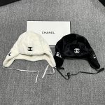 Chanel Faux Fur Trapper Hat with CC Logo & Ear Flaps – Unisex - Image 2