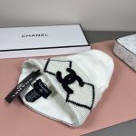 Chanel Argyle Pattern CC Logo Knit Beanie – Unisex - Image 3