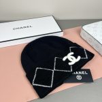 Chanel Argyle Pattern CC Logo Knit Beanie – Unisex - Image 12