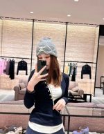 Chanel Argyle Pattern CC Logo Knit Beanie – Unisex - Image 20