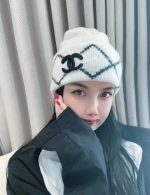 Chanel Argyle Pattern CC Logo Knit Beanie – Unisex - Image 17