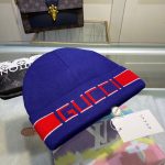 Gucci Wool-Cashmere Blend Double-Layer Knit Beanie with Bold Logo Jacquard Band – Unisex - Image 7