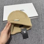 Chanel Classic CC Embroidery Knit Beanie – Soft, Comfortable & Cozy – Unisex - Image 9