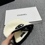Chanel Colorblock Fleece-Lined Knit Beanie – Warm, Stylish & Premium – Unisex - Image 5