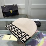 Fendi Classic FF Monogram Knit Beanie – Tightly Woven, Thick & Warm - Image 8