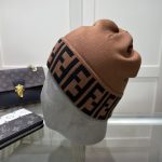 Fendi Classic FF Monogram Knit Beanie – Tightly Woven, Thick & Warm - Image 14