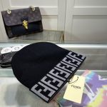 Fendi Classic FF Monogram Knit Beanie – Tightly Woven, Thick & Warm - Image 13