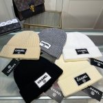 Chanel Classic Ribbed Knit Beanie with Contrast Logo Patch – Trendy, Warm & Unisex