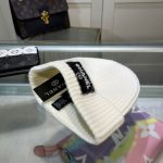 Chanel Classic Ribbed Knit Beanie with Contrast Logo Patch – Trendy, Warm & Unisex - Image 4
