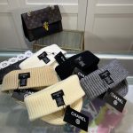 Chanel Classic Ribbed Knit Beanie with Contrast Logo Patch – Trendy, Warm & Unisex - Image 5