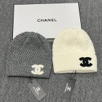 Chanel Classic CC logo Beanie with Textured Waffle Knit - Image 5
