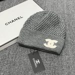 Chanel Classic CC logo Beanie with Textured Waffle Knit - Image 10