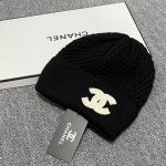 Chanel Classic CC logo Beanie with Textured Waffle Knit - Image 13