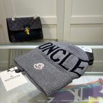 Moncler Large Logo Knit Beanie Hat - 70% Wool 30% Rabbit Hair Blend Warm Winter Cap - Image 13