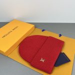 Louis Vuitton Classic Knit Beanie, Warm Winter Cuff Hat with Metal LV Logo, Unisex Luxury Streetwear (Multiple Colors) - Image 21
