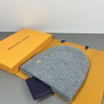 Louis Vuitton Classic Knit Beanie, Warm Winter Cuff Hat with Metal LV Logo, Unisex Luxury Streetwear (Multiple Colors) - Image 26
