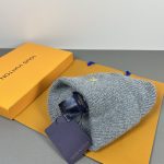 Louis Vuitton Classic Knit Beanie, Warm Winter Cuff Hat with Metal LV Logo, Unisex Luxury Streetwear (Multiple Colors) - Image 28