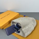 Louis Vuitton Classic Knit Beanie, Warm Winter Cuff Hat with Metal LV Logo, Unisex Luxury Streetwear (Multiple Colors) - Image 29