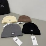 Alo Yoga Classic Square Logo Knit Beanie - Minimalist Cuffed Winter Hat for Warmth & Versatility - Image 2