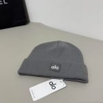 Alo Yoga Classic Square Logo Knit Beanie - Minimalist Cuffed Winter Hat for Warmth & Versatility - Image 5