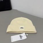 Alo Yoga Classic Square Logo Knit Beanie - Minimalist Cuffed Winter Hat for Warmth & Versatility - Image 6