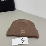 Alo Yoga Classic Square Logo Knit Beanie - Minimalist Cuffed Winter Hat for Warmth & Versatility - Image 7